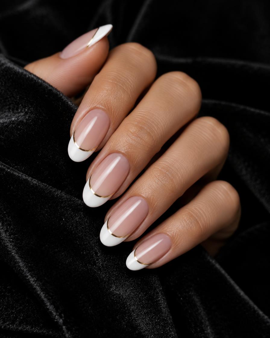 French blanche liseré or